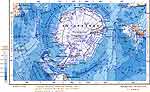 Карты. Атлас мира: Физическая карта Антарктиды.